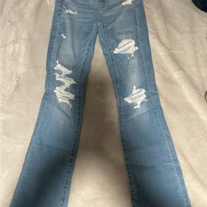 American Eagle Hi-Rise Skinny Kick Stretch Jeans